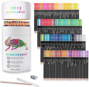Wynhard 120 Pencil Colour Color Pencil Set Drawing Sketching Color Pencil Set for Artist Drawing Pencils Shaped Color Pencils