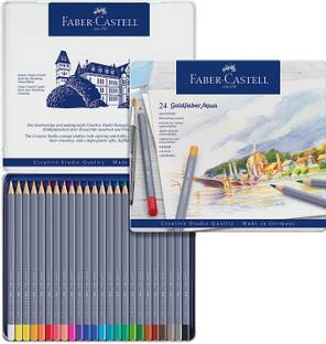 FABER-CASTELL Creative Studio Goldfaber Watercolor 24 Pencils Round Shaped Color Pencils