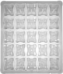 JS DESIGNER TILES PRODUCT COVER BLOCK MOULD 20, 25, 40, 50.MM (PLASTIC) Column Cap & Base