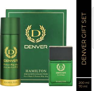 DENVER Hamilton Gift Set Perfume 70 ml + 200 ml Combo Set