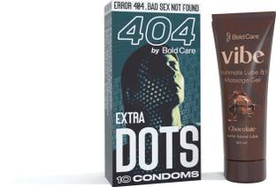 Bold Care 404 Extra Dots Condoms for