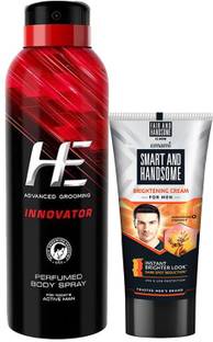 Smart & Handsome Long Lasting Radiance Cream 60g + HE Deo Innovator 150ml