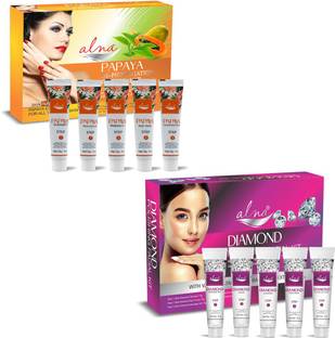 Alna Care Papaya and Daimond facial kit Combo