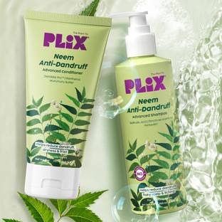 The Plant Fix Plix Neem Anti-Dandruff Advanced Kit | Shampoo & Conditioner | Reduces Dandruff