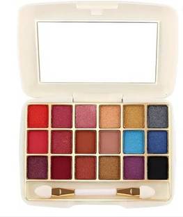 Eletree 18 Color Eye shades Velvety Eyeshadow-EP03-01 (Multicolor, 12g) 12 g (Multicolor)