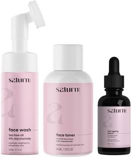 saturn by ghc (120ml) Face Toner (150ml) Anti Ageing Serum (30ml), Helps to Control Wrinkles and Dark Spots