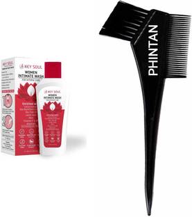 PHINTAN RCM KEY SOUL WOMEN INTIMATE WASH 100 ML WITH 2 IN 1 HAIR DYE BRUSH