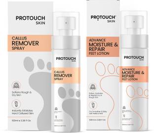 PROTOUCH Pro Pedicure Combo | Callus Remover Spray | Feet Lotion