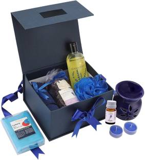 BodyHerbals Lavender Bath and Body Spa | Gift Set for Men & Women | Gifting Idea for all Occasion Skin Care Set & Kits