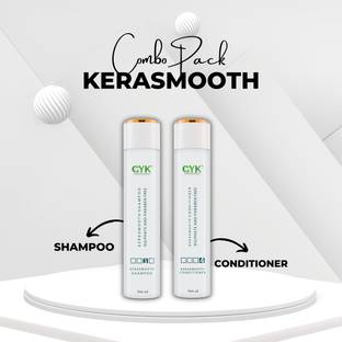 gyk Kera Smooth Shampoo And Conditioner Combo For Repairs Dry and Damaged Hair