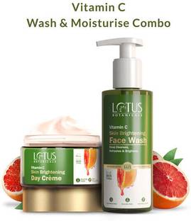 Lotus Botanicals Face Wash With Vitamin C Day Creme