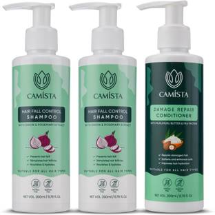 CAMISTA Hair Fall Control Shampoo + Damage Repair Conditioner