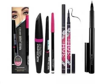 mkldsrh 3 in 1 kajal eyeliner mascara with 36 h eyeliner & waterproof eyeliner for face make up