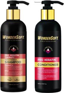 Wondersoft Professional PH Balancing After Pro Keratin Therapy Shampoo & Conditioner (250ml Each)l)