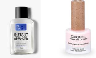 Caldeia Colorbar Vegan Nail Lacquer-Candy Pink-021 + BH remover