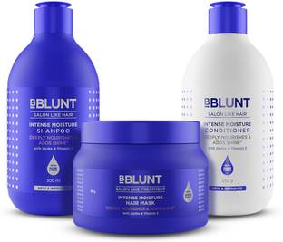 BBlunt Intense Moisture Shampoo 300ml + Intense Moisture Hair Mask 250g + Intense Moisture Conditioner 250g