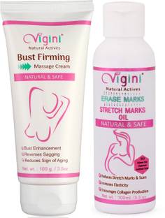 Vigini Stretch Mark Removal Oil Cream During After Pregnancy & Body Massage Cream Women
