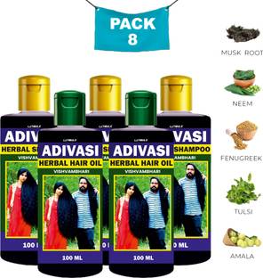 Latibule Adivasi Ayurvedic Best Hair Care Kit,Hair Oil And Hair Shampoo m60