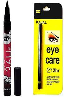 huemic Beauty Kajal & 36H Waterproof Liquid Eyeliner
