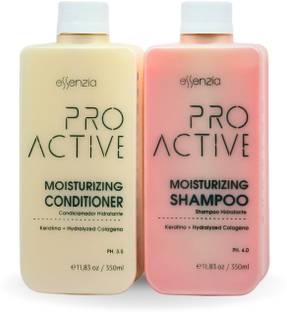 Essenzia Proactive Professional Brazilian Shampoo and Conditioner Combo Kit - For Nanoplastia Treatment, Keratin & Straightening