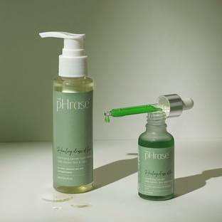 the pHrase Clarifying therapy Serum & Facewash combo for acne & acne marks|Clarifying Squad