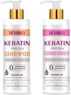 Wroxy Keratin Shampoo and Keratin Conditioner Smooth Therapy