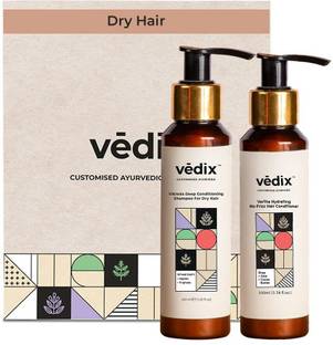 Vedix Customised Hair Fall Combo - Shampoo For Dry Hair - Anti Hair Fall Shampoo - Hair Conditioner - For Hair Fall - 200 ml