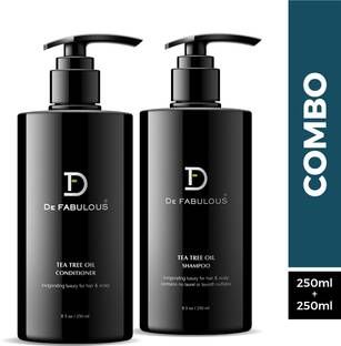 DE FABULOUS Tea Tree Oil Shampoo & Conditioner Combo