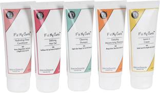 Fix My Curls Travel Kit, with Evermore, Squeaky Cleansing Shampoo, Mellow