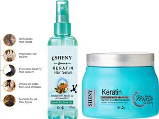Sheny hair care damage repair serum and hair spa cream for best smooth