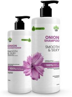 GIR Red onion Hair Oil, Shampoo & Conditioner with Onion Extract, Controls Hair Loss