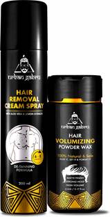 urbangabru Hair Removal Cream Spray - Lemon Extract 200 ML & Hair Volumizing Powder 5 GM