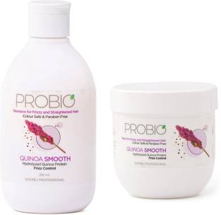 Godrej Professional Combo Pack of Probio Quinoa smooth Shampoo 250ml with Probio Quinoa smooth Mask 200gm