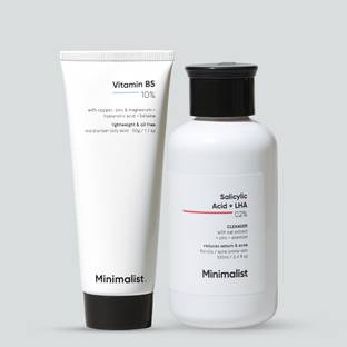 Minimalist Anti Acne & Lightweight Facewash Moisturizer Duo for Oily Skin