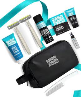 BOMBAY SHAVING COMPANY 9in1 Travel Shaving and Grooming Kit for Men