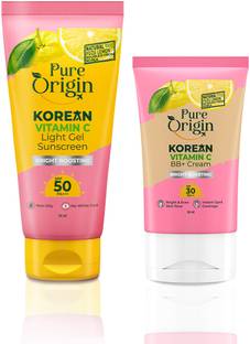 Pure Origin Vitamin C Gel Sunscreen (50g) & BB+ Cream (50g)