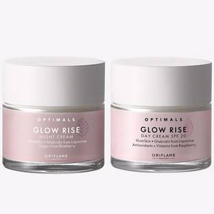 Oriflame Glow Rise Day Cream SPF 20 50 ml with Glow Rise Night Cream 50 ml