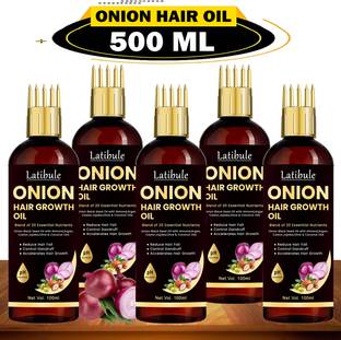 Latibule Red onion oil, helps in maintaining the pH level of the scalp.