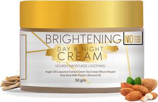 Samisha Organic Brightening Day & Night Face Cream For Skin Nourishment, Hydration