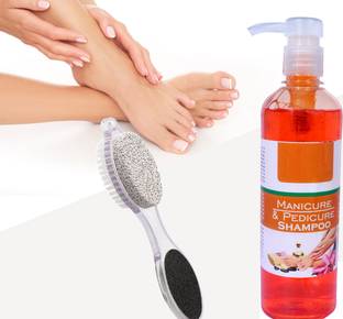 Sheny Manicure & Pedicure Shampoo at home and 4-in-1 Pedicure Foot File,Pedicure Care Tool