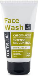 USTRAA  for Oily Skin, Checks Acne and Oil Control Face Wash