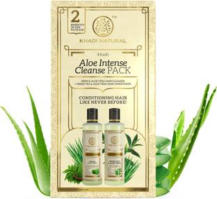 KHADI NATURAL ALOE INTENSE CLEANSE PACK For Men & Women (2 Items in the set)