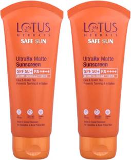 LOTUS HERBALS Safesun UltraRx Matte Sunscreen SPF 50 PA++++