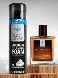 BOMBAY SHAVING COMPANY Shaving Foam 425g and After Shave Lotion Combo 100ml