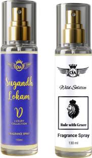 The Ocean Sugandh Lokam D And Wild Solstice Perfume Net 265ml | Long Lasting Perfume ( Pack Of 2 )