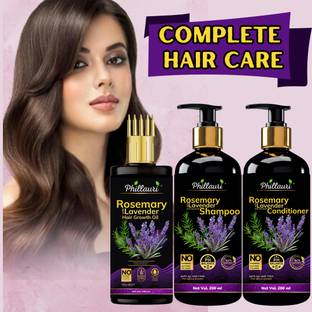 Phillauri Rosemary with Lavender oil, shampoo and conditioner with Fragrant Goodness