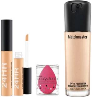 LOVE HUDA HD Waterproof High Coverage Foundation And Concealer Combo Pack For Highlighter Concealer