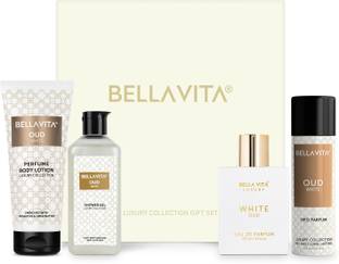 BELLAVITA OUD WHITE Premium Fragrance Gift Set|With Citrus, Aromatic & Woody Notes|