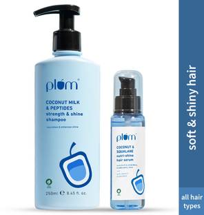 Plum Coconut Milk & Peptides Shampoo & Serum Duo (325 ml)