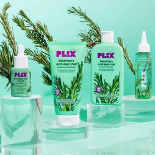 The Plant Fix Plix Rosemary Anti Hairfall Kit - Serum, Shampoo, Conditioner & Oil | Unisex